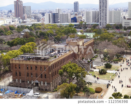 Miraiza大阪城從大阪城天守閣的展望台 112356398