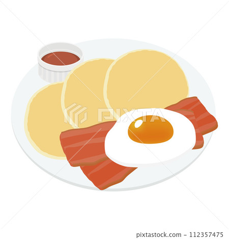 薄煎餅的例證 薄煎餅的例證 112357475