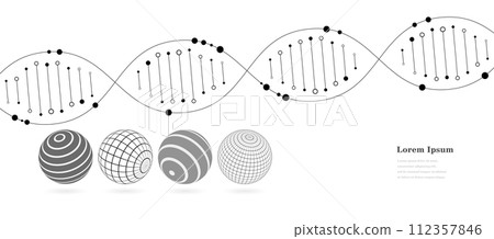 幾何抽象基因地球科學科技背景 112357846