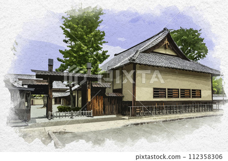 水彩風格 松代 松代藩文武學校 長野縣長野市 水彩風格 松代 松代藩文武學校 長野縣長野市 112358306