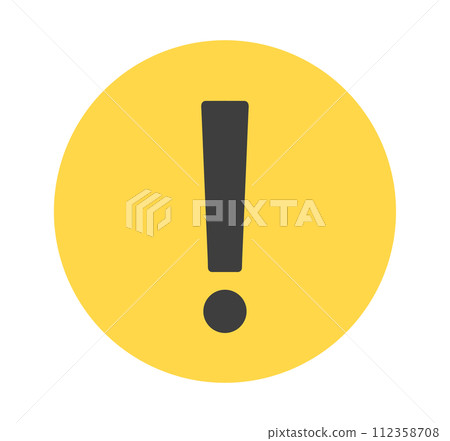 Yellow and black｜Simple surprise mark 112358708