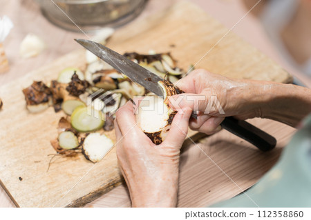 芋頭去皮 112358860