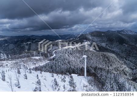 鶴姬公園展望台，冬日厚重的天空籠罩著的景色 112358934
