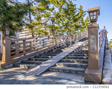 草加松原散步道的矢立橋（埼玉縣草加市） 112359082