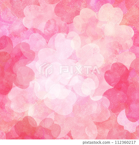 水彩風格美麗的粉紅色植物背景 112360217