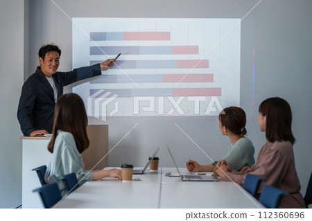 Companies that use graphs for conferences, meetings, meetings, presentations, and planning meetings 112360696