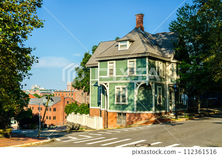 Historic Building on College Hill in Providence, Rhode Island, United States Historic Building on College Hill in Providence, Rhode Island, United States 112361516