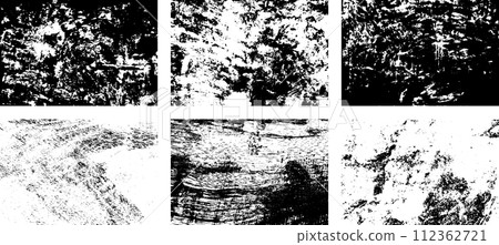 Black and white grunge. Distress overlay texture. Abstract surface dust and rough dirty wall background concept. Distress illustration simply place over object to create grunge effect. Vector EPS10. Black and white grunge. Distress overlay texture. Abstract surface dust and rough dirty wall background concept. Distress illustration simply place over object to create grunge effect. Vector EPS10. 112362721