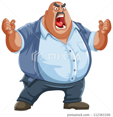 Angry Boss Expressing Discontent Angry Boss Expressing Discontent 112363100