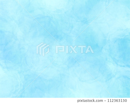 淡藍色水彩風格模糊背景素材 淡藍色水彩風格模糊背景素材 112363130