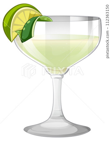 Refreshing Lime Cocktail Illustration 112363150