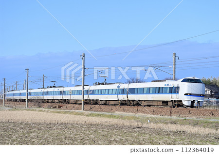 北陸本線 三河加賀笠間 JR 西日本 683 系列 4000 系列 B40 編組（京都） Thunderbird 112364019