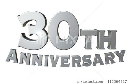 3DCG角色「30週年/30週年」銀、銀 112364517