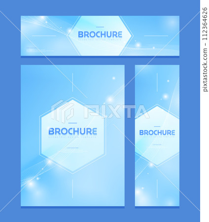 Business brochure template set 112364626