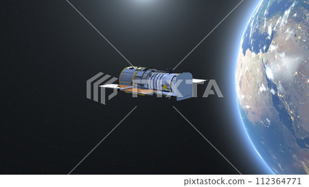 衛星和地球 衛星和地球 112364771