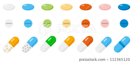 Medicine illustration set 112365120