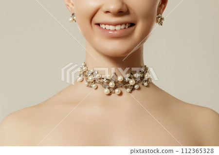 Elegant fashionable woman with jewelry. Beautiful Elegant fashionable woman with jewelry. Beautiful 112365328