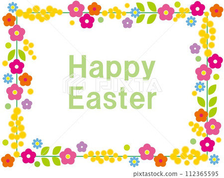 Happy Easter　happy easter　buona pasqua　 112365595