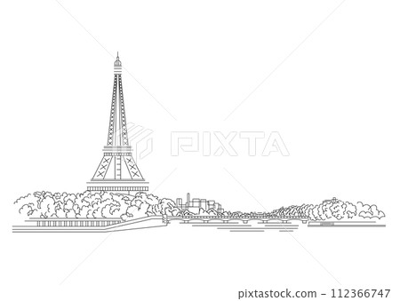 nuance_illustration_Paris, Europe, landscape 112366747
