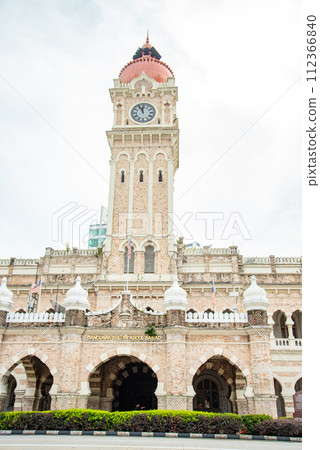 Beautiful scenery of Sultan Abdul Samad Building in Kuala Lumpur 112366840