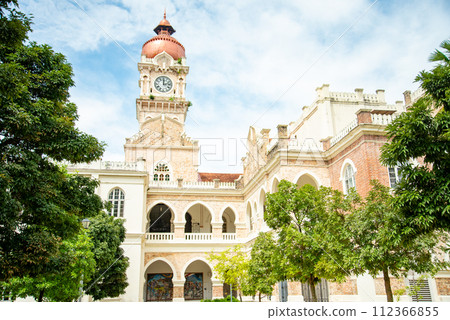 Beautiful scenery of Sultan Abdul Samad Building in Kuala Lumpur Beautiful scenery of Sultan Abdul Samad Building in Kuala Lumpur 112366855