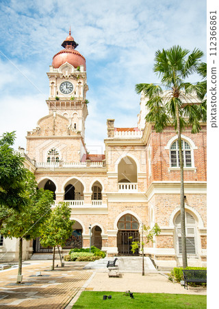 Beautiful scenery of Sultan Abdul Samad Building in Kuala Lumpur 112366861