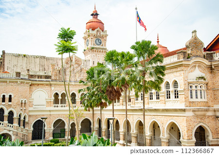 Beautiful scenery of Sultan Abdul Samad Building in Kuala Lumpur Beautiful scenery of Sultan Abdul Samad Building in Kuala Lumpur 112366867