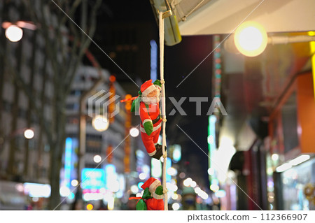 hanging santa claus hanging santa claus 112366907