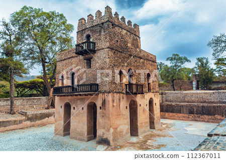 UNESCO Fasilides Bath, Gondar Ethiopia, Africa culture architecture 112367011