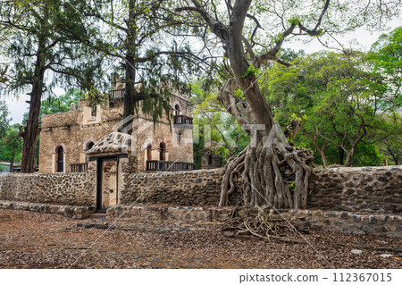 UNESCO Fasilides Bath, Gondar Ethiopia, Africa culture architecture 112367015