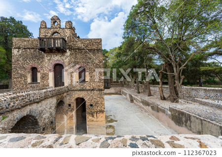UNESCO Fasilides Bath, Gondar Ethiopia, Africa culture architecture UNESCO Fasilides Bath, Gondar Ethiopia, Africa culture architecture 112367023