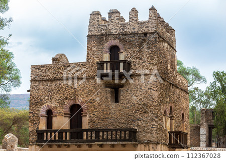 UNESCO Fasilides Bath, Gondar Ethiopia, Africa culture architecture UNESCO Fasilides Bath, Gondar Ethiopia, Africa culture architecture 112367028