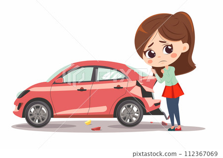 一名女子遭遇車禍 112367069