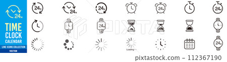 icon, icons, time 112367190