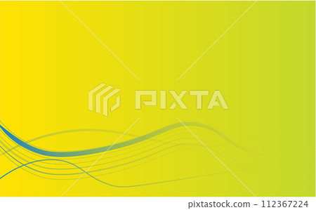 黃色波浪背景 黃色波浪背景 112367224