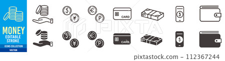 銀行 金融 圖標 112367244