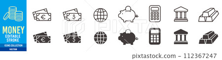 bank, banks, vector 112367247