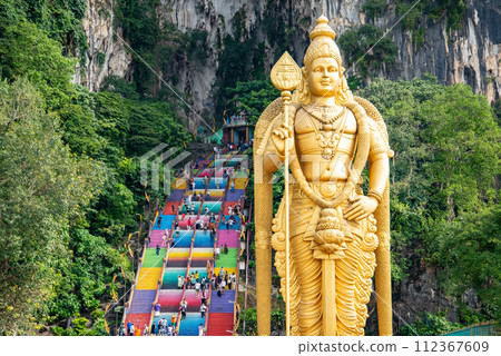 Beautiful scenery of Batu Caves near Kuala Lumpur Beautiful scenery of Batu Caves near Kuala Lumpur 112367609
