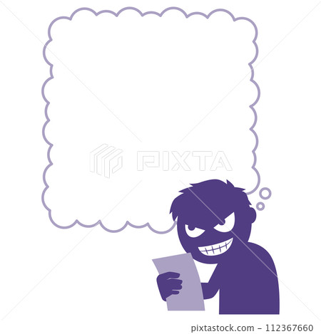 A man who uses his cunning skills on documents 112367660