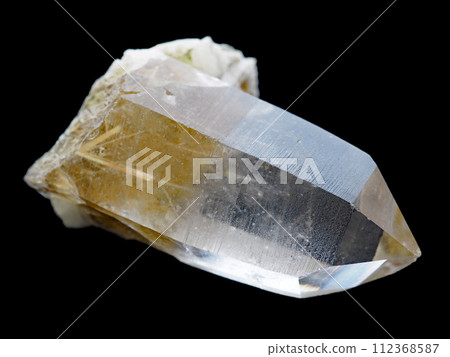 水晶點（來自 Ganesh Himal 的喜馬拉雅水晶） 112368587