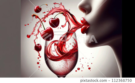 美味的水果櫻桃 水中的櫻桃 與水花共舞的櫻桃 鮮紅的櫻桃 美麗的櫻桃 商用櫻桃圖片 與水滴共舞的櫻桃 112368750