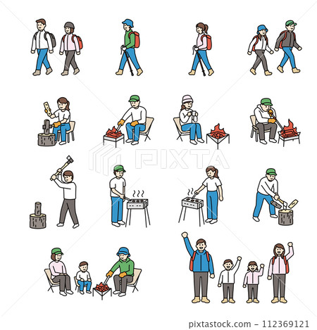 露營裝備圖示集 112369121