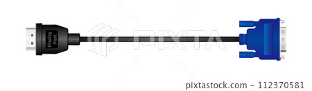 Landscape conversion cable_DisplayPort_male_Analog RGB(VGA)/Mini Landscape conversion cable_DisplayPort_male_Analog RGB(VGA)/Mini 112370581