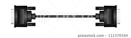 Horizontal conversion cable_DVI24 pin (DVI-D)_male_DVI24 pin (DVI-D)_male 112370584