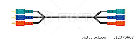 Horizontal conversion cable_RCA Plug With Component Video Terminal Horizontal conversion cable_RCA Plug With Component Video Terminal 112370608