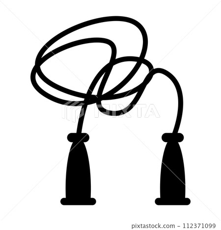 skipping rope icon vector skipping rope icon vector 112371099