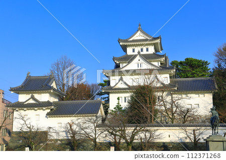 [Gifu Prefecture] Ogaki Castle in sunny weather 112371268