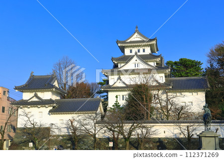 [Gifu Prefecture] Ogaki Castle in sunny weather 112371269