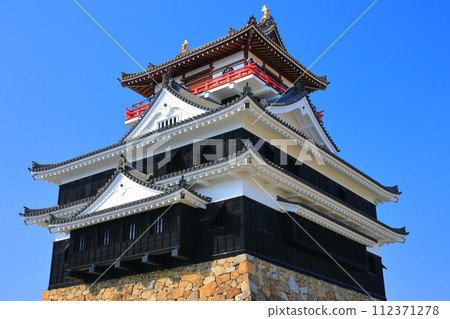 [愛知縣] 晴天的清州城天守閣 112371278