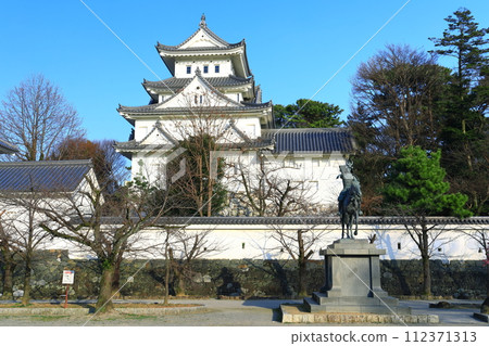 [Gifu Prefecture] Ogaki Castle on a clear day 112371313